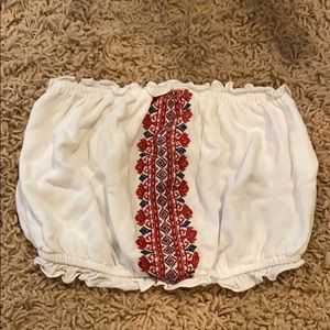 Ruffle forever 21 tube top